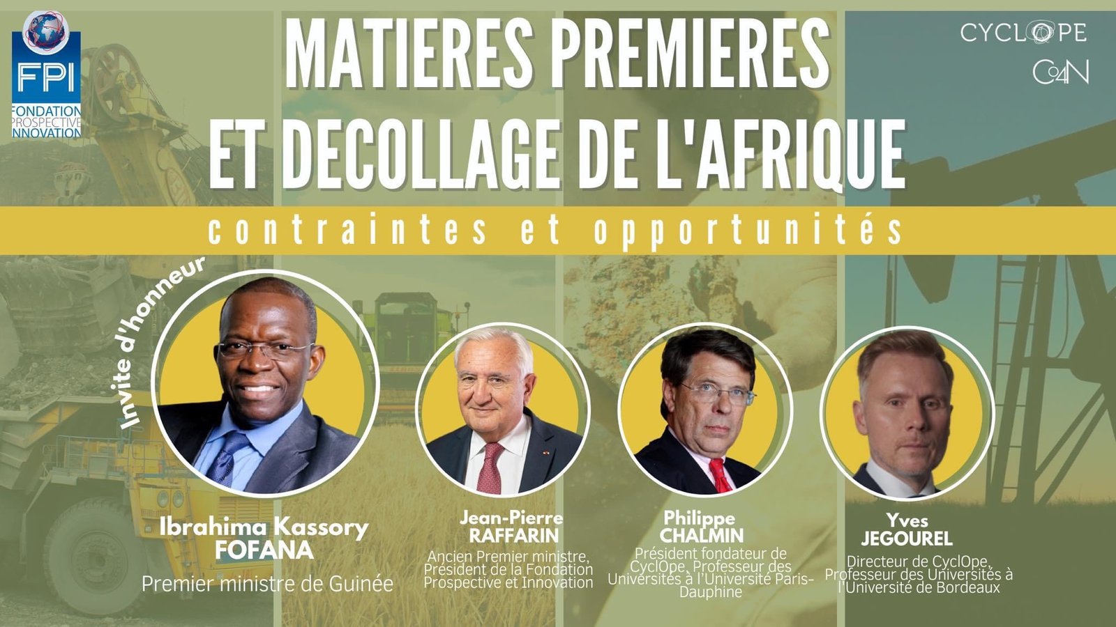  Développement: Le PM Kassory Fofana invité par Jean-Pierre Raffarin Ancien PM Français.