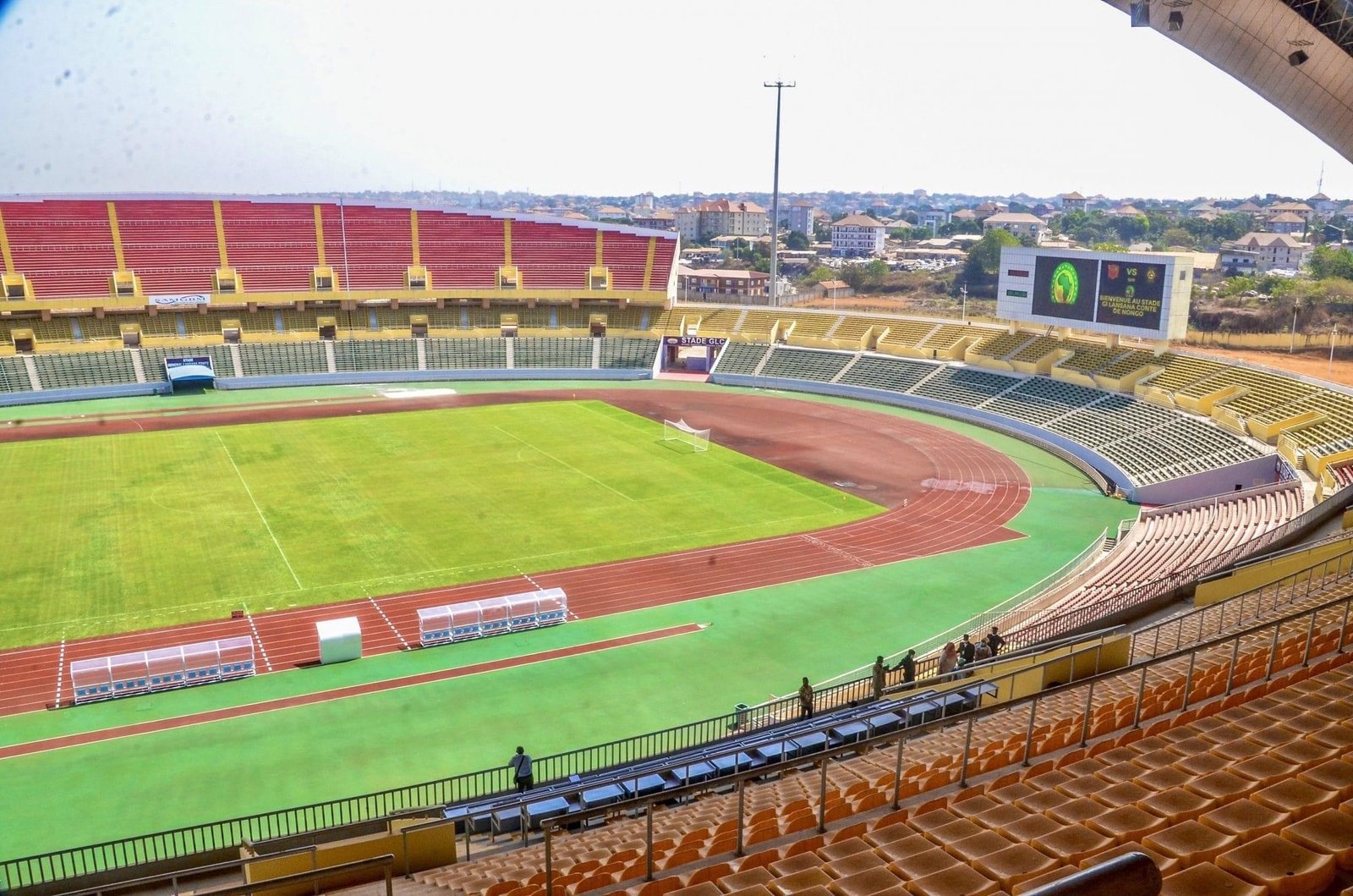  A l’issue de l’officialisation des stades de compétition pour les éliminatoires de la Coupe du Monde 2022 zone Afrique, le Stade Général Lansana CONTÉ de Nongo se retrouve parmi les sites retenus par la Confédération Africaine de Football.