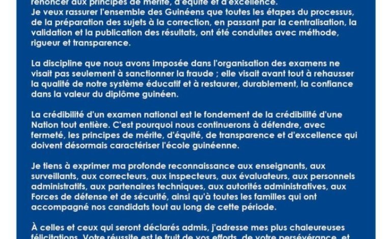 Éducation: Le Ministre Alpha Bocar Barry brise aussi le silence sur l’incident de Kindia et autres.